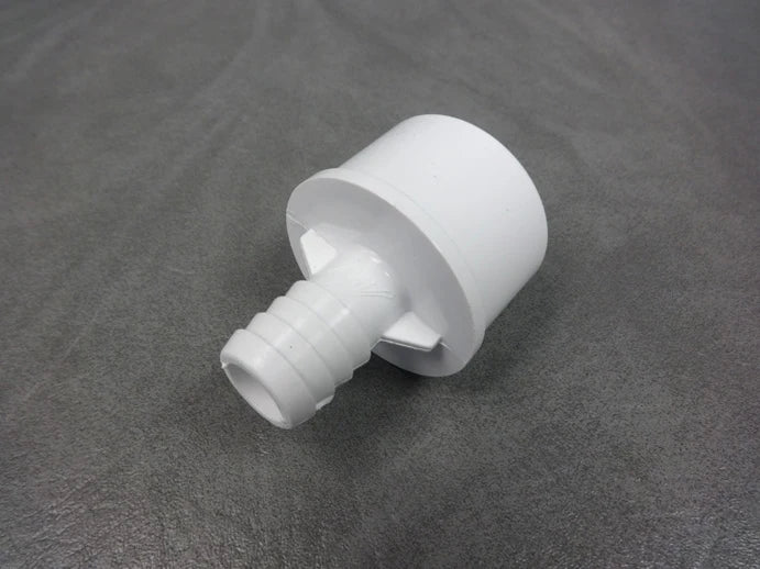 PVC Reduktion 1 1/2"-3/4" han/slange rillet CS