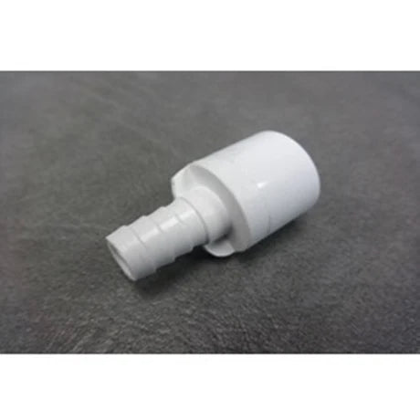 PVC Skarvemuffe 1/2"-3/8" han/slange rillet CS